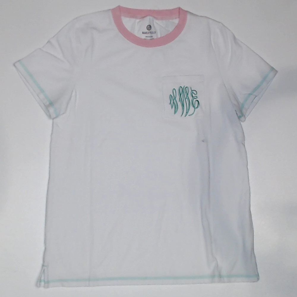 BLOOPER CLOTHING: Monogrammed Ringer Tee