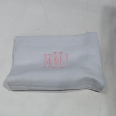 BLOOPER BAG: Monogrammed Terry Toiletry Bag