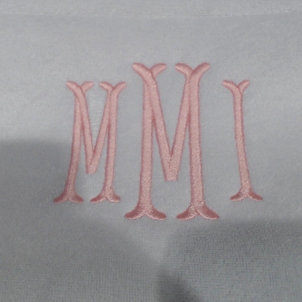 BLOOPER BAG: Monogrammed Terry Toiletry Bag