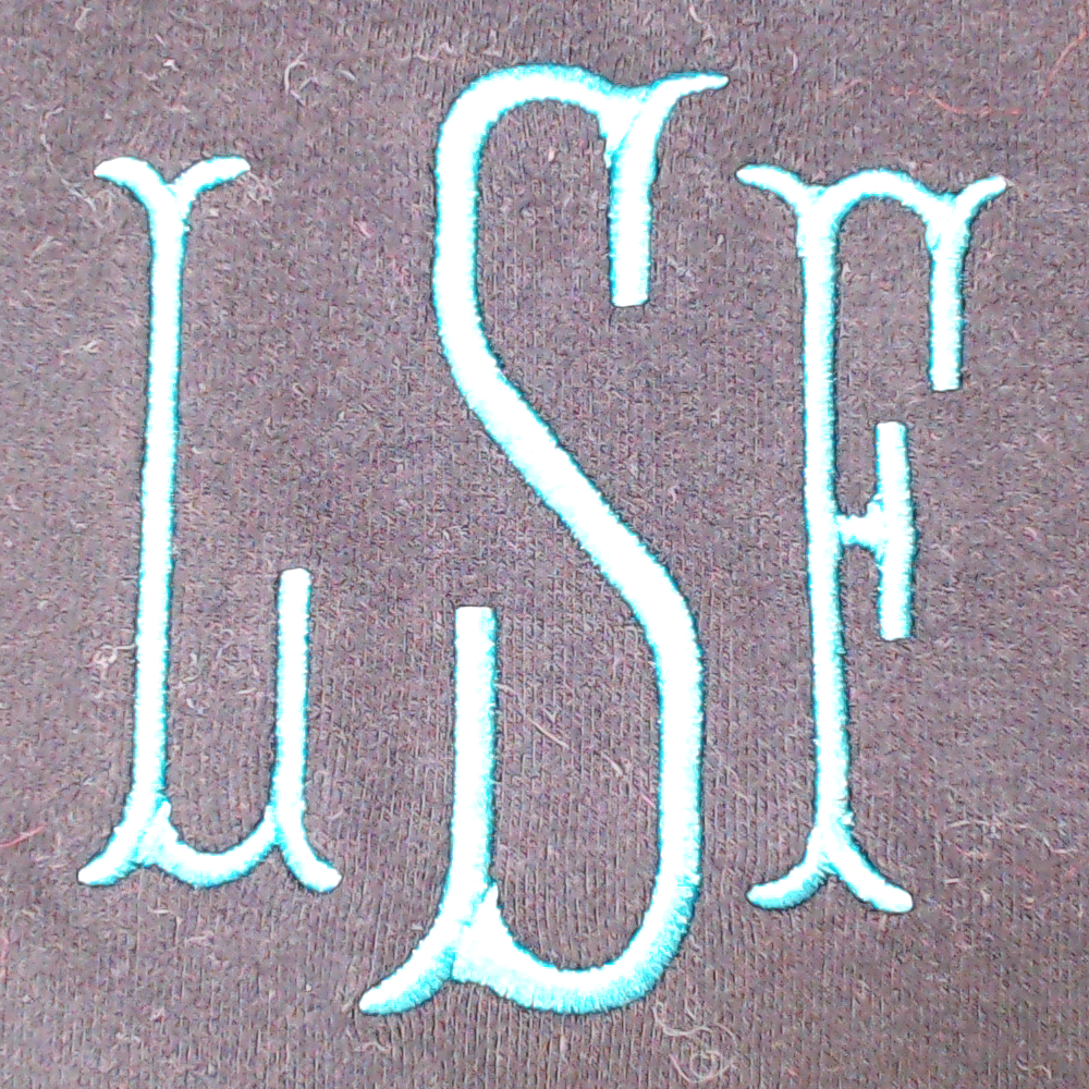 BLOOPER CLOTHING: Monogrammed Cowl Neck Poncho