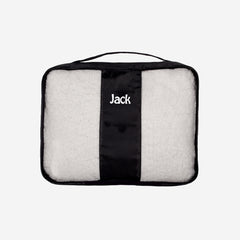 Monogrammed Packing Bag in Black