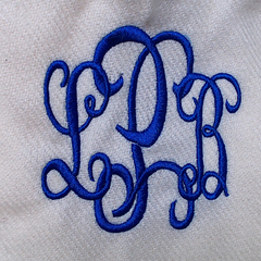 BLOOPER ACCESSORY: Monogrammed Cashmere Feel Scarf