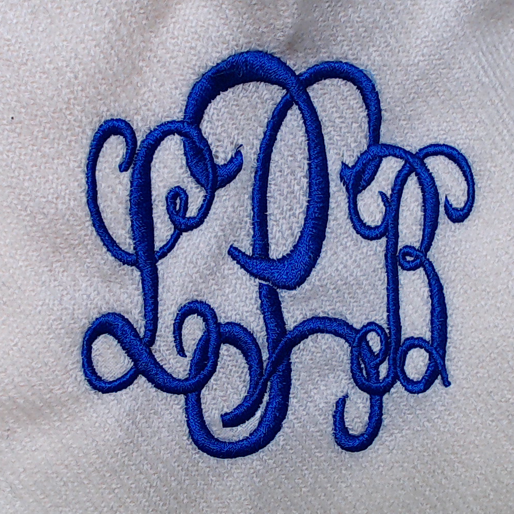 BLOOPER ACCESSORY: Monogrammed Cashmere Feel Scarf