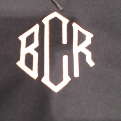 BLOOPER CLOTHING: Monogrammed Oversized Hoodie