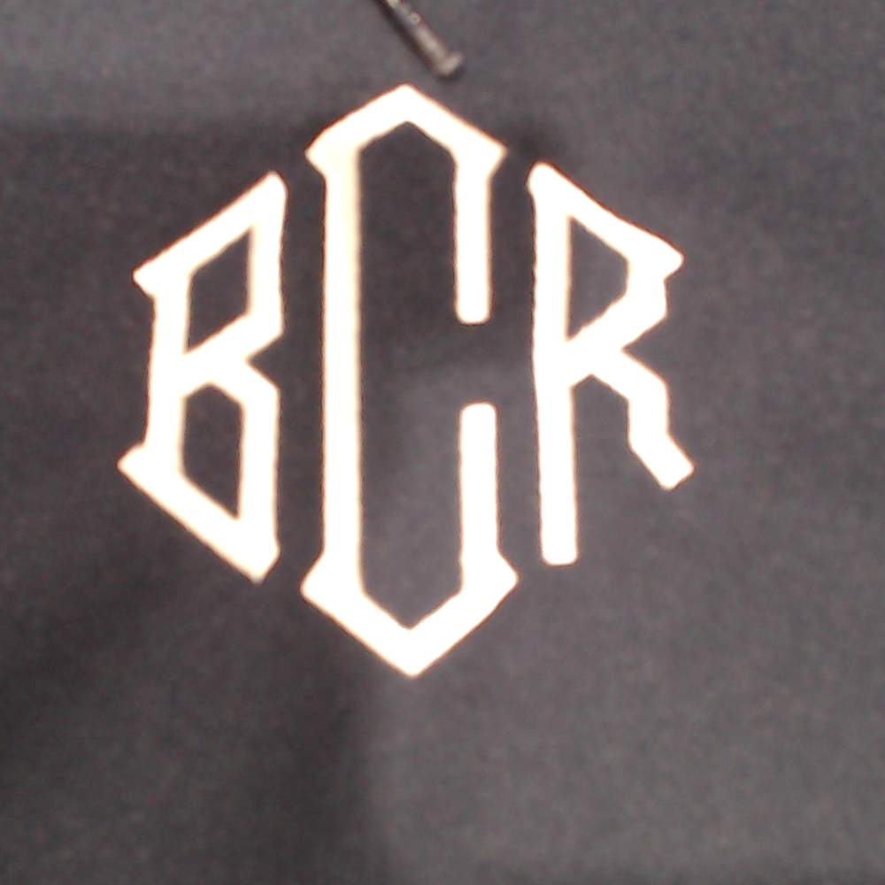 BLOOPER CLOTHING: Monogrammed Oversized Hoodie