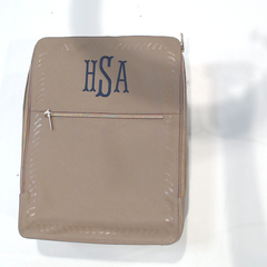 BLOOPER BAG: Monogrammed Travel Laptop Backpack
