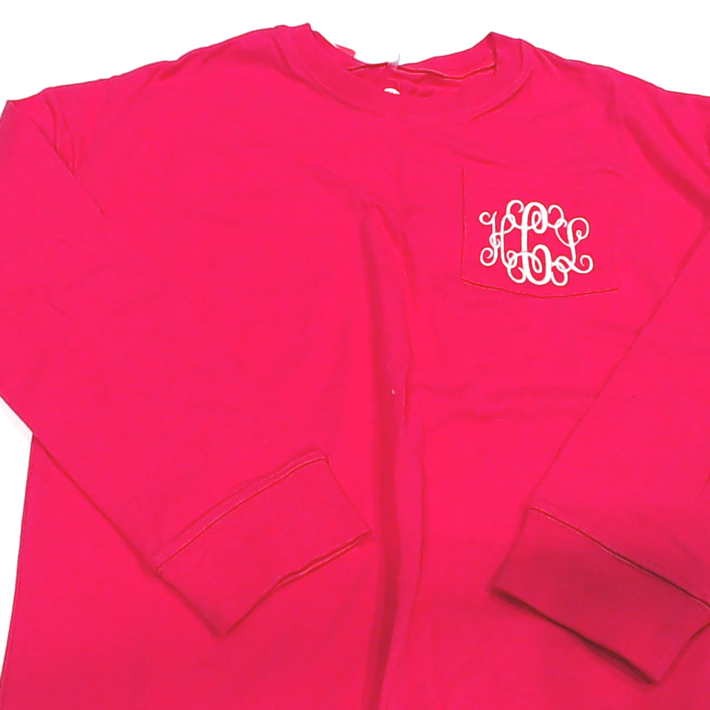 BLOOPER KIDS: Monogrammed Kids Long Sleeve Shirt