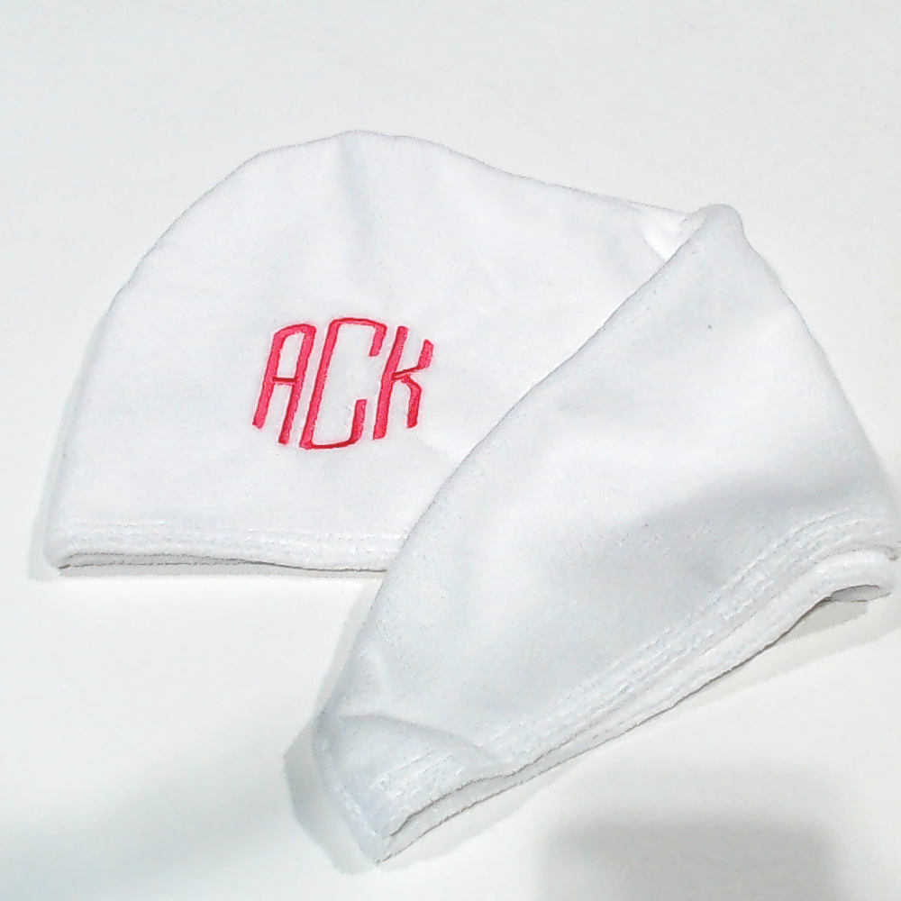 BLOOPER CLOTHING: Monogrammed Hair Towel Wrap