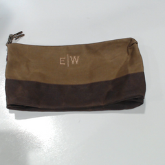 BLOOPER ACCESSORY: Personalized Waxed Canvas Dopp Kit