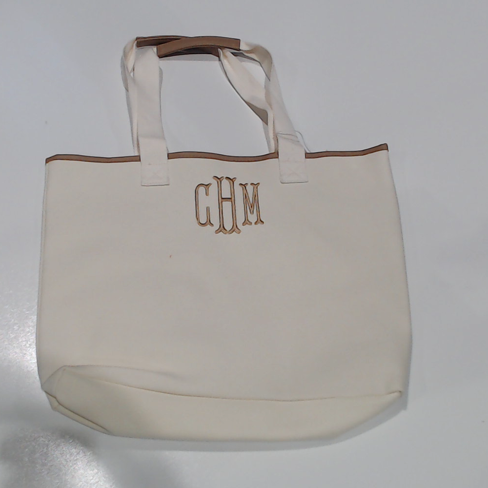 BLOOPER BAG: Monogrammed Tote Bag