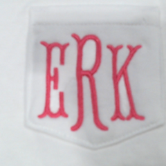 BLOOPER KIDS: Monogrammed Kids Short Sleeve Shirt