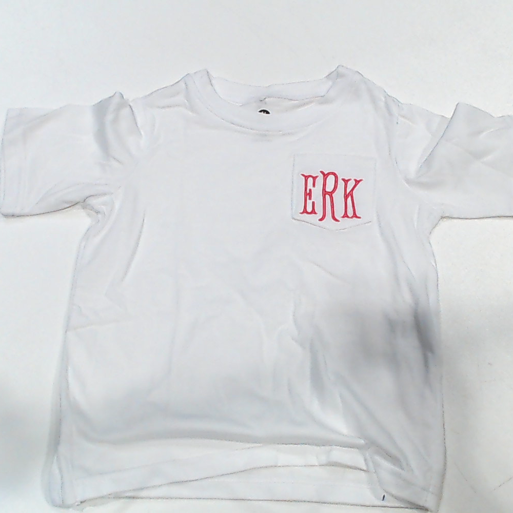 BLOOPER KIDS: Monogrammed Kids Short Sleeve Shirt