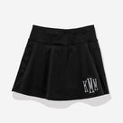 Monogrammed Skort | Solid Black