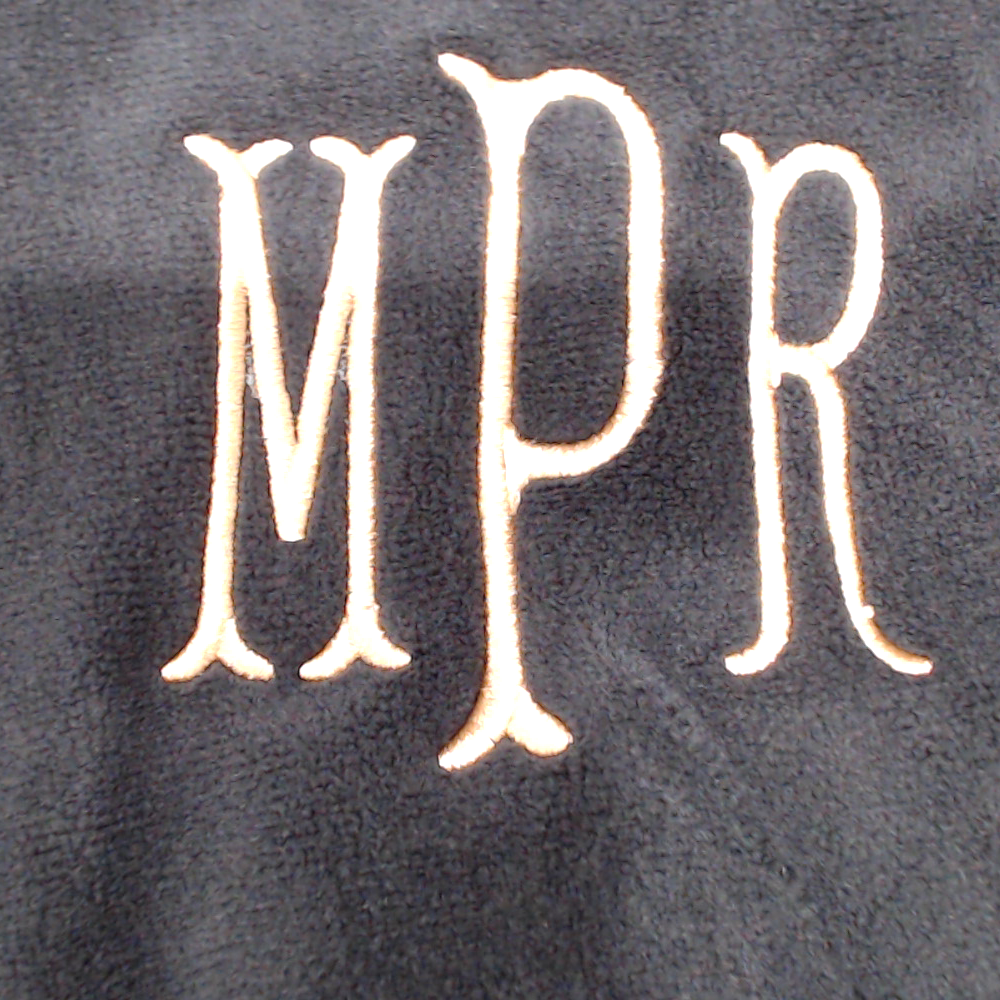 BLOOPER CLOTHING: Monogrammed Leopard Piped Pullover Sweatshirt