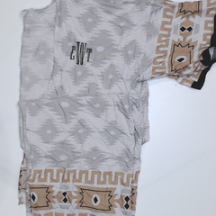 BLOOPER CLOTHING: Monogrammed Duster