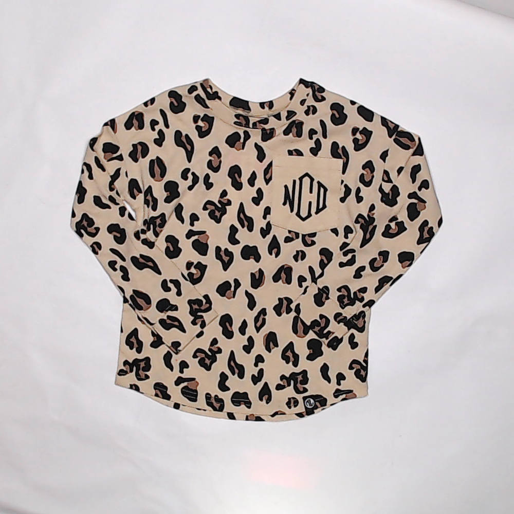 BLOOPER KIDS: Monogrammed Kids Long Sleeve Shirt