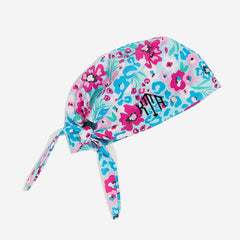 Monogrammed Scrub Cap in Magenta Wild Blooms - Updated