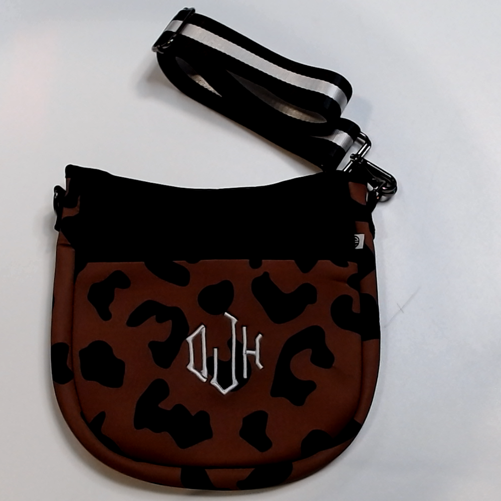 BLOOPER BAG: Monogrammed Neoprene Crossbody