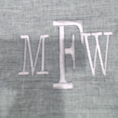 BLOOPER ACCESSORY: Monogrammed Laptop Sleeve