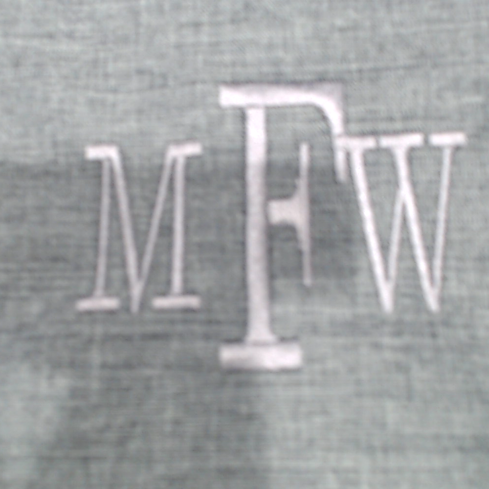 BLOOPER ACCESSORY: Monogrammed Laptop Sleeve