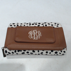 BLOOPER ACCESSORY: Monogrammed Phone Wallet Wristlet