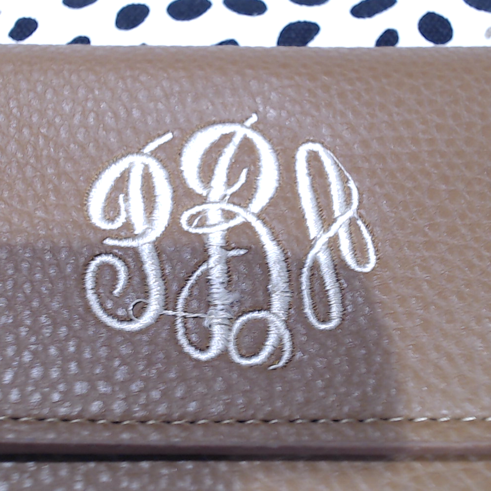 BLOOPER ACCESSORY: Monogrammed Phone Wallet Wristlet