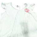 BLOOPER CLOTHING: Monogrammed Ruffle Pajama Top