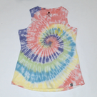 BLOOPER CLOTHING: Monogrammed Tie Dye Tank Top