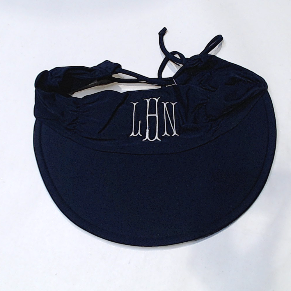 BLOOPER SWIM: Monogrammed Swim Visor