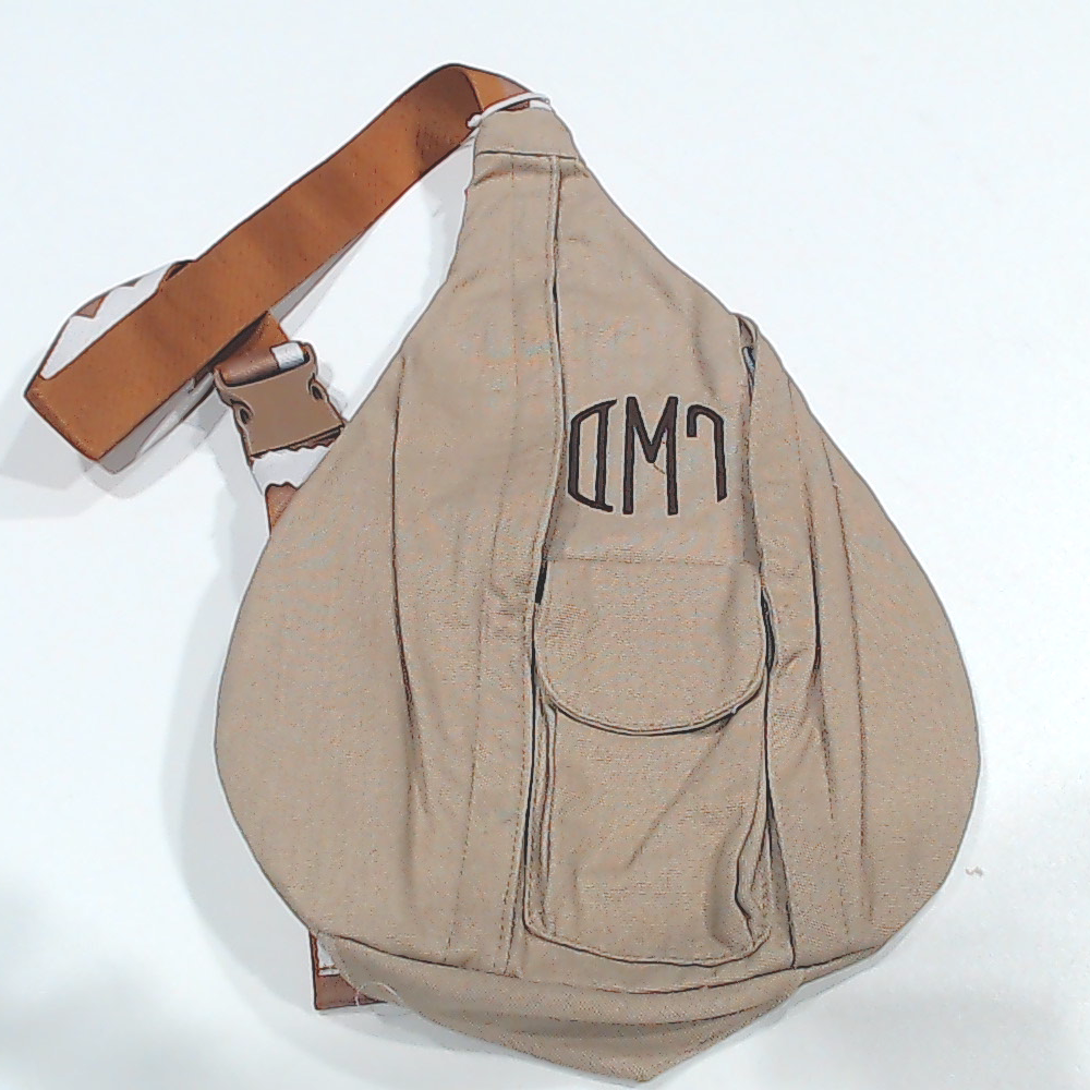 BLOOPER BAG: Monogrammed Sling Pack