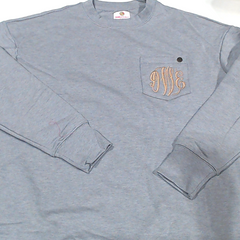 BLOOPER CLOTHING: Monogrammed Crewneck Sweatshirt