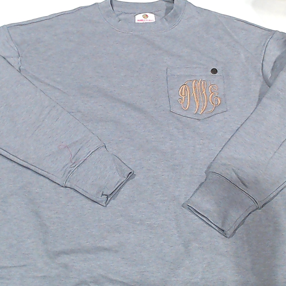 BLOOPER CLOTHING: Monogrammed Crewneck Sweatshirt