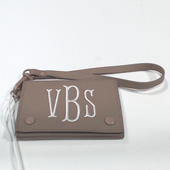 BLOOPER BAG: Monogrammed Card Holder Wristlet