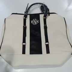 BLOOPER BAG: Monogrammed Weekender Bag