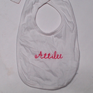 BLOOPER KIDS: Monogrammed Baby Bib