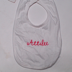 BLOOPER KIDS: Monogrammed Baby Bib