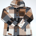 BLOOPER KIDS: Monogrammed Kids Shacket