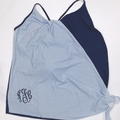 BLOOPER SWIM: Monogrammed Ruched Tankini