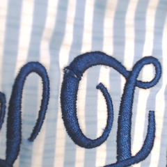 BLOOPER SWIM: Monogrammed Ruched Tankini