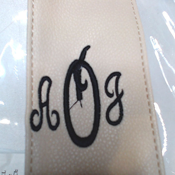 BLOOPER BAG: Monogrammed Clear Stadium Crossbody Bag