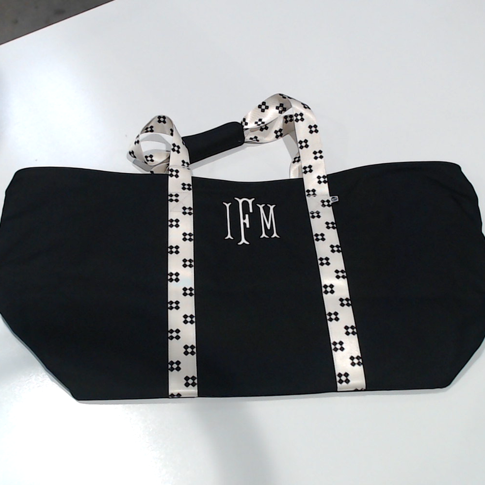 BLOOPER BAG: Monogrammed Extra Large Tote Bag
