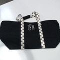 BLOOPER BAG: Monogrammed Extra Large Tote Bag