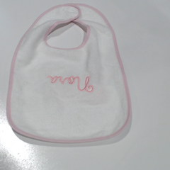 BLOOPER KIDS: Monogrammed Outline Baby Bib