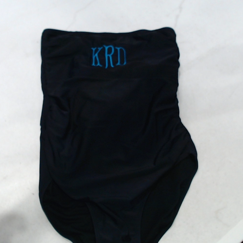 BLOOPER SWIM: Monogrammed One Piece Bathing Suit