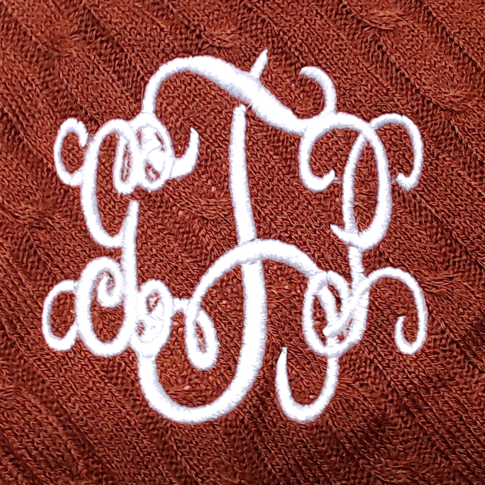 BLOOPER CLOTHING: Monogrammed Poncho