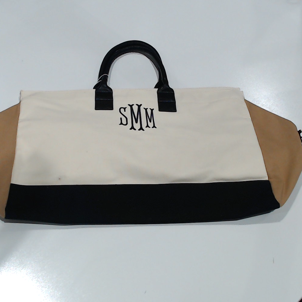 BLOOPER BAG: Monogrammed Upscale Weekender