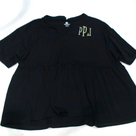 BLOOPER CLOTHING: Monogrammed Peplum Top
