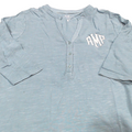 BLOOPER CLOTHING: Monogrammed Henley