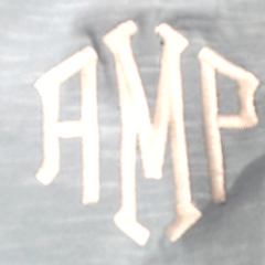BLOOPER CLOTHING: Monogrammed Henley