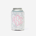 personalized can koolie in birch camo pink